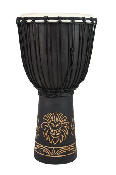 Toca 7" Origins Series Wood Djembe - Lion Design