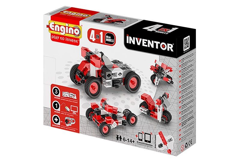 Engino Inventor 4 Models Motorbikes