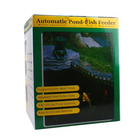 Petwant Pff01 Automatic Pond Fish Feeder 3 8l Capacity Buy