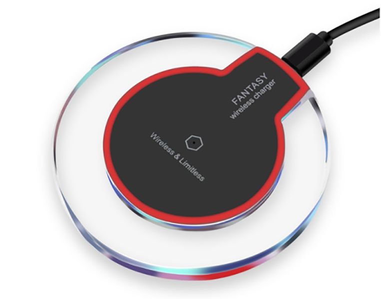 Fast Qi Wireless Charger Charging Dock Pad For Samsung S8 S7 iPhone X 8 Black
