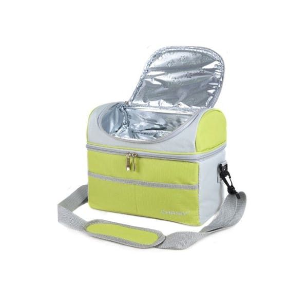 Two-Layer Waterproof Thermal Insulated Lunch Bag - Sky Blue