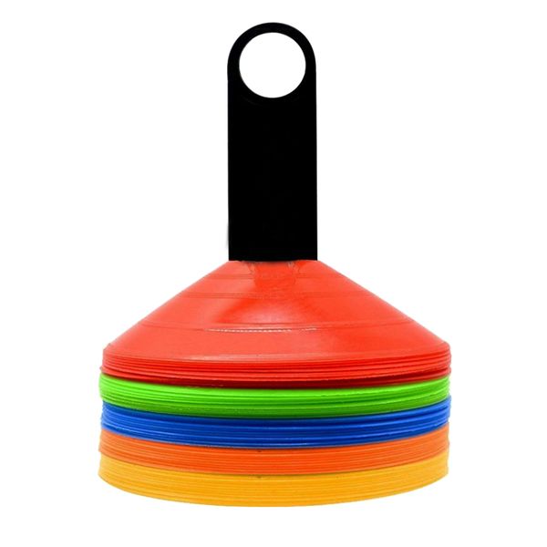 Multi Color Disc Cone For Agility Training Field Marker - Pack of 50