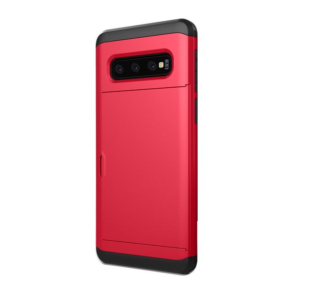 Tuff-Luv Dual Layer Armour Credit Card case for Galaxy S10e - Pink