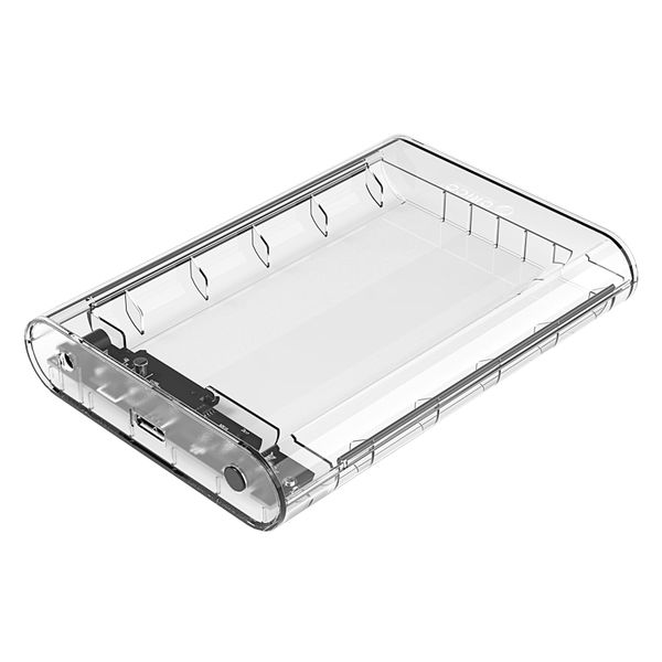 Orico 3.5" USB3.0 External HDD Enclosure - Transparent