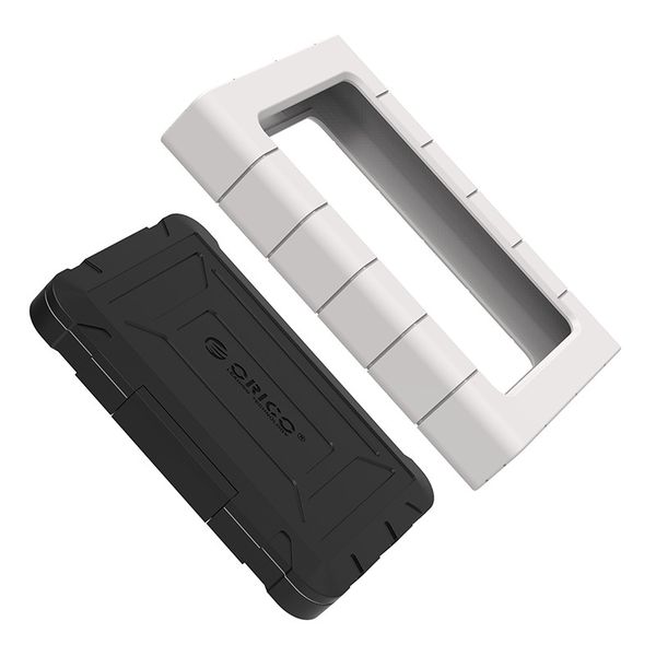 Orico 2.5" USB3 External Dust &amp; Shock Resistant HDD Enclosure Black &amp; Grey
