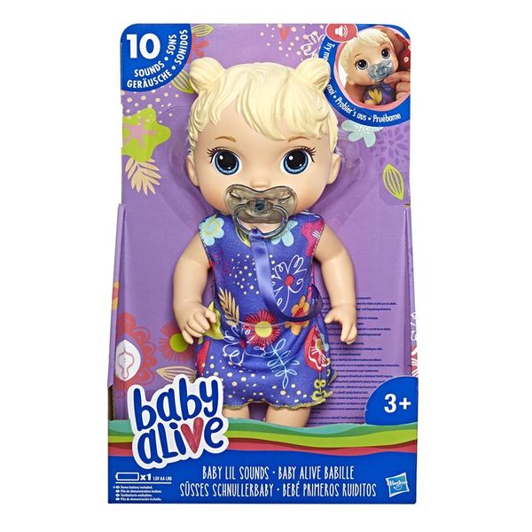 Baby Alive-By Lil Sounds Purple Dress