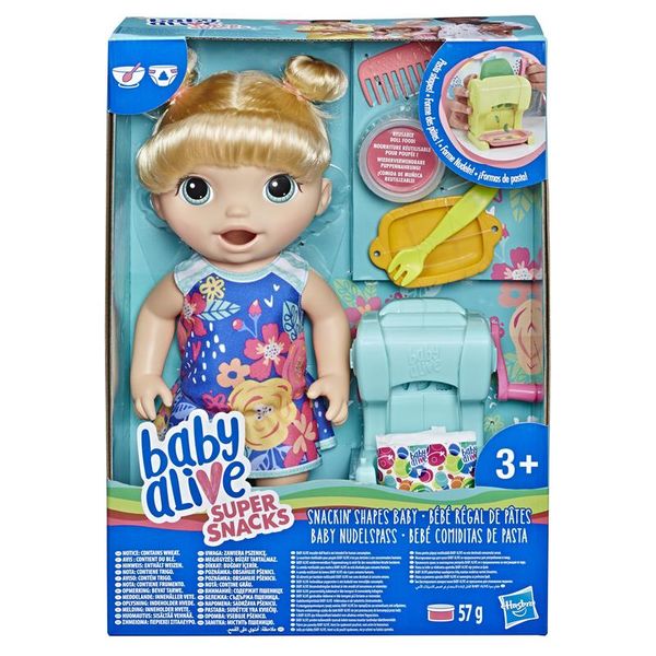 Baby Alive Snackin' Shapes: Blonde Hair Baby Doll