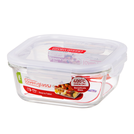 Euro Glass Container Square - 750ml