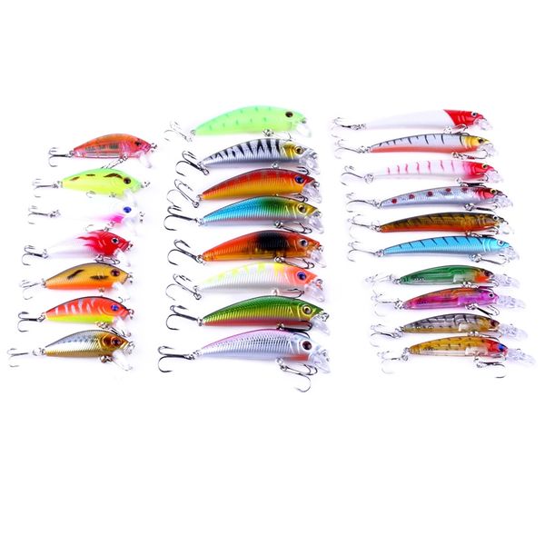 Hengjia 26pcs Minnow Fishing Lure Set 4 Models