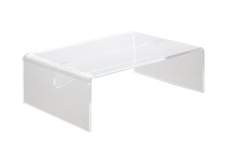 Ergo Clear Acrylic 100mm Monitor Lift Screen Stand