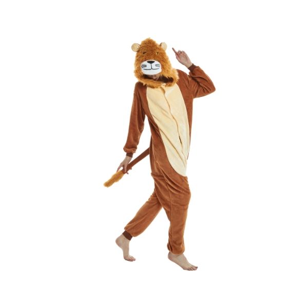 Lion Styled Onesie for Adults - Large