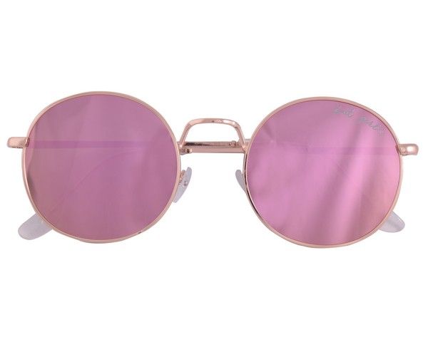 Bad Girl Women's Wanderer Sunglasses - Rose Gold/Pink