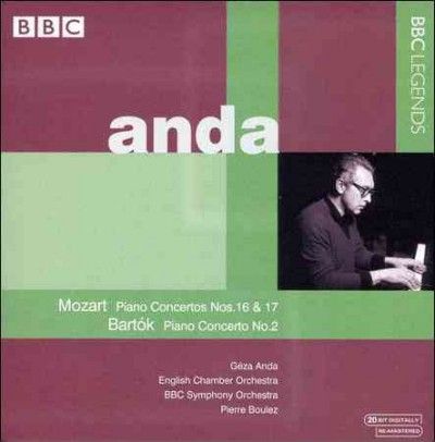 Geza Anda - Mozart: Piano Concertos Nos 16 &amp; 17 (CD)