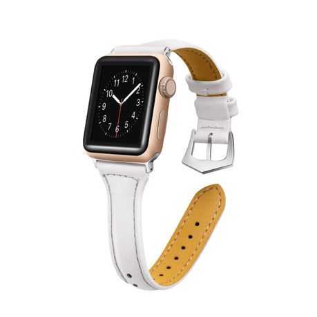 Killer Deals T Shape Slim Leather Strap for 42 44 45mm Apple Watch