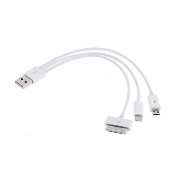 3-in-1 USB Cellphone Charger Cable