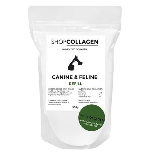 ShopCollagen Canine and Feline Hydrolysed Collagen REFILL - 500g