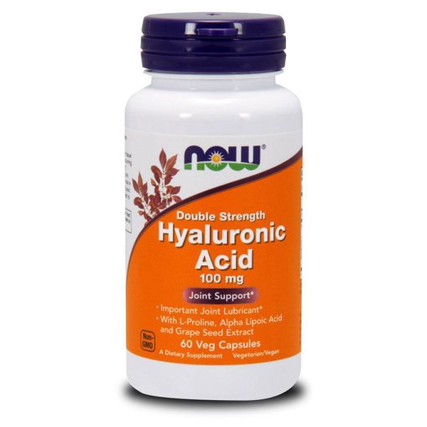 NOW Foods Hyaluronic Acid 100mg - 60 Caps