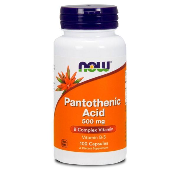 NOW Foods Pantothenic Acid 500mg - 100 Caps