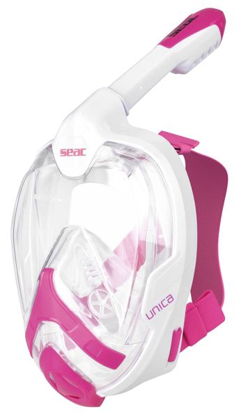 Full Face Snorkel Mask White/Pink S/M