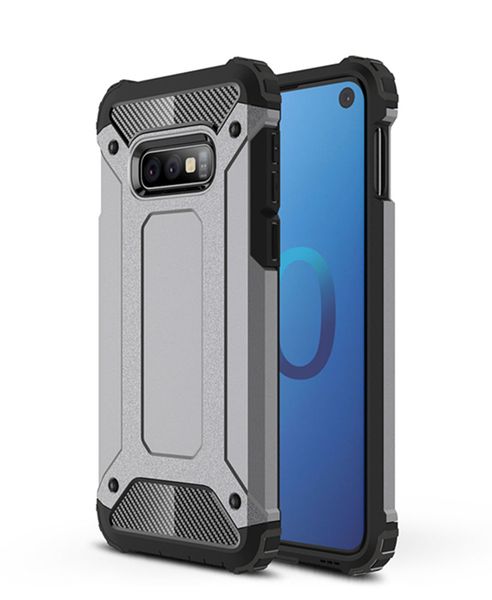 Shockproof Armor Case For Samsung S10 Lite Silve image