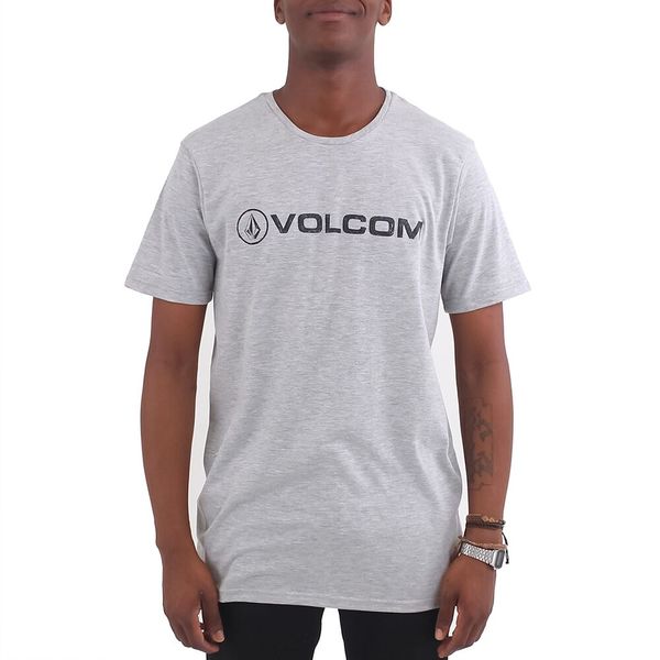 Volcom Euro Pencil Short Sleeve T-Shirt - Grey Melange