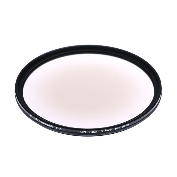 E-Photographic PRO 62mm Multicoated CPL Filter-German HD B270 Schott Optics