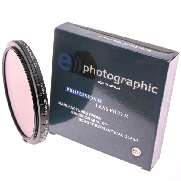 E-Photographic 77mm multicoated HD ND2-ND400, CPL &amp; UV Filter Kit