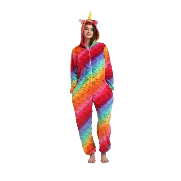 Mermaid Unicorn Onesie for Adults - Small