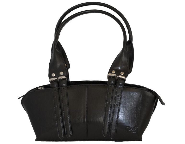 Fino 18000 Small Portable Faux Leather Bag - Black
