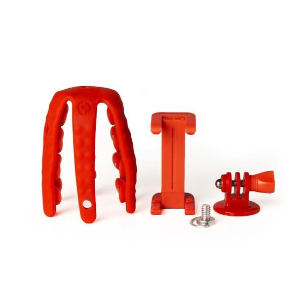 Red Squiddy Flexible holder - Smartphone and camera