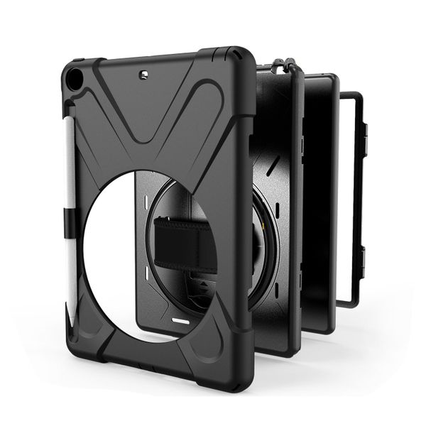 TUFF-LUV Armour Jack Rugged Case for the Apple iPad 9.7" - Black