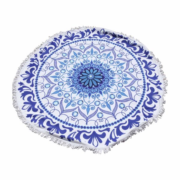 Republic Sourcing Beach Towel Round Doodling Printed