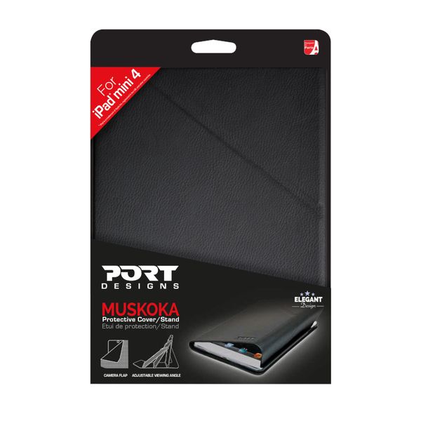 Port Designs MUSKOKA 4" Tablet Case for iPad Mini - Black