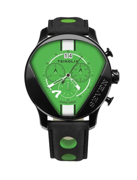 TSIKOLIA SEVEN Limited Edition Swiss Made Men's Leather Watch