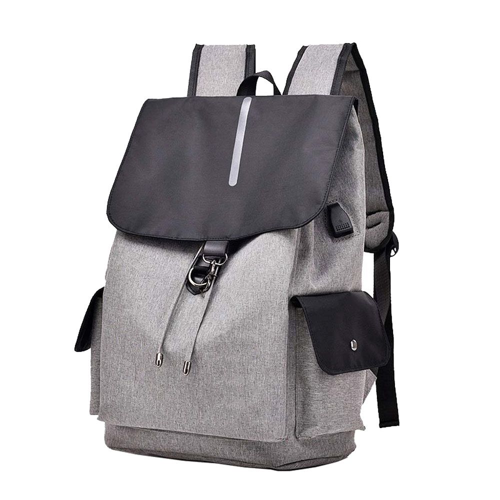 Anti Theft Laptop Backpack with USB Charging Port Gray Buy Online
