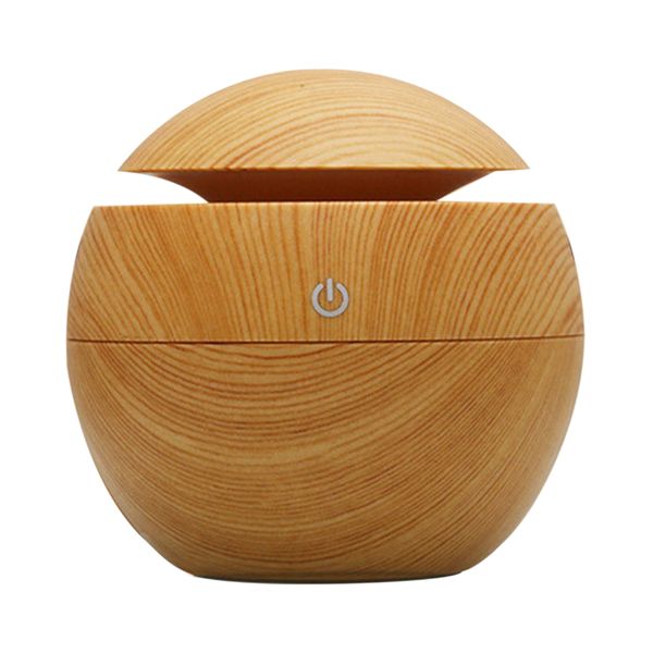 130ML Portable Wood Grain Humidifier