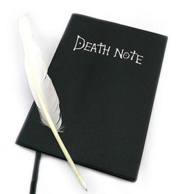 Death Note Replica Notebook with Soundtrack & Feather Pen | Shop Today ...