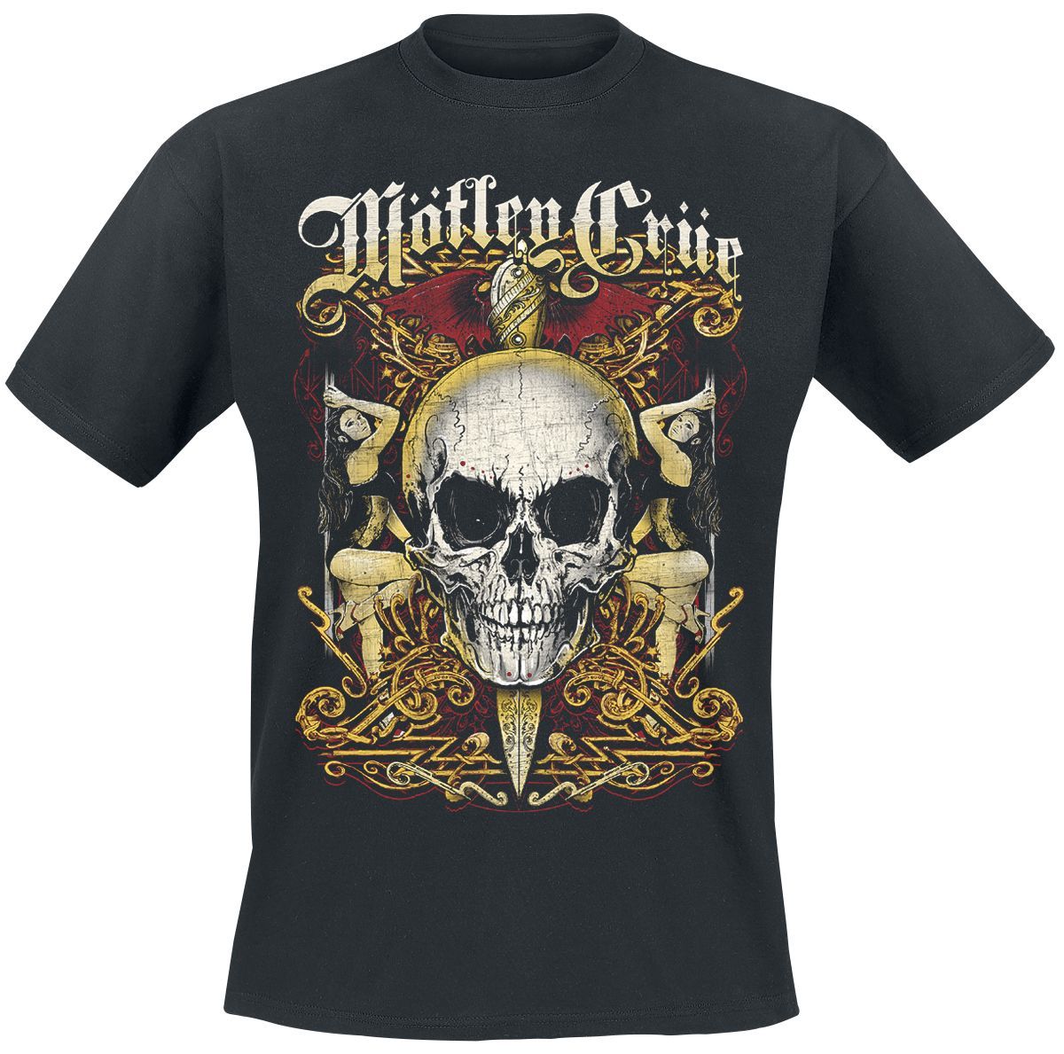 RockTs Mötley Crüe Skull T-Shirt | Shop Today. Get it Tomorrow ...