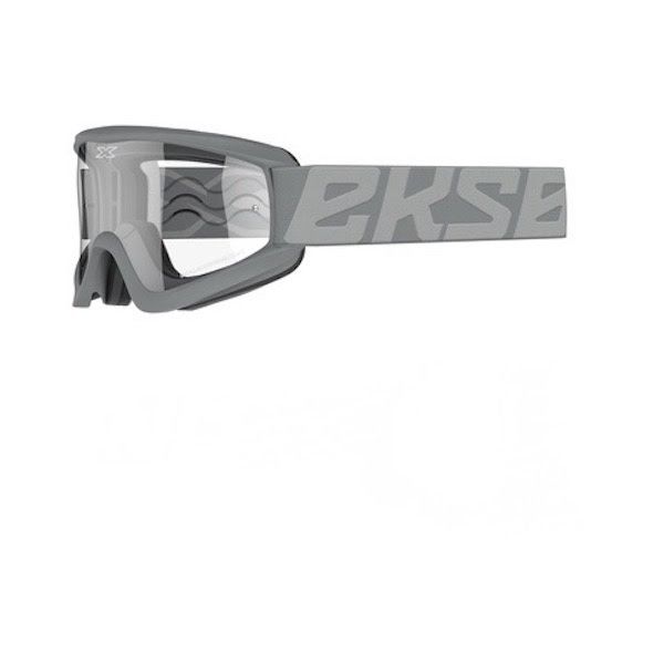 Eks Gox Flat Out Stealth Grey/Clear Goggle image