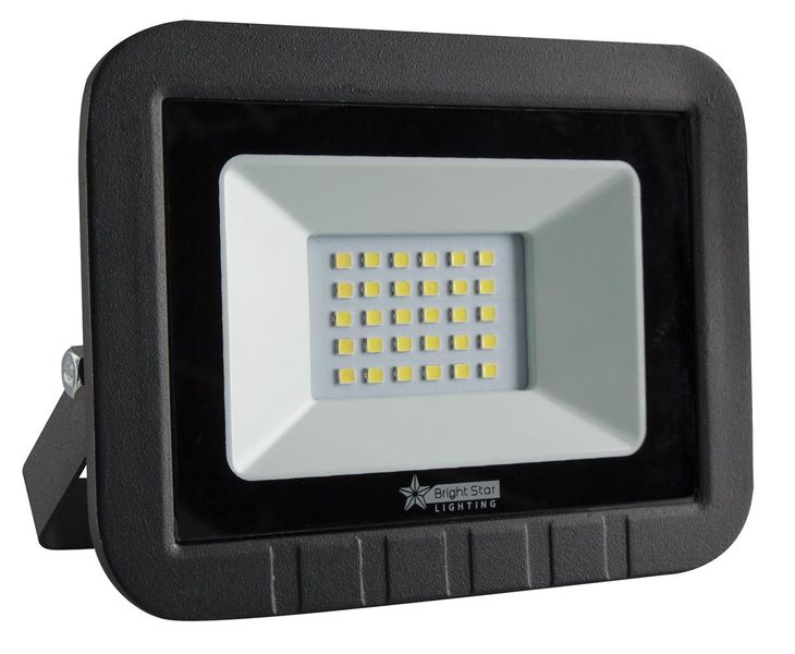 Bright Star Lighting - 30 Watt LED PVC Flood Light with Tempered Glass Lens