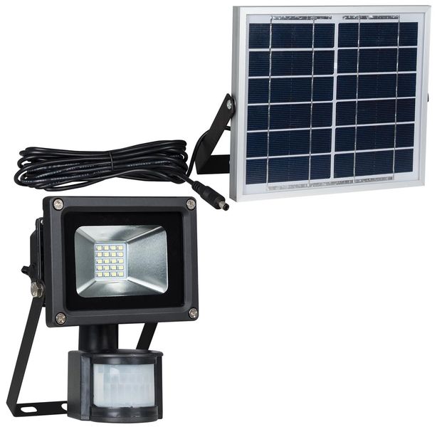 Bright Star Lighting - 10 Watt LED Solar Flood Light with Sensor