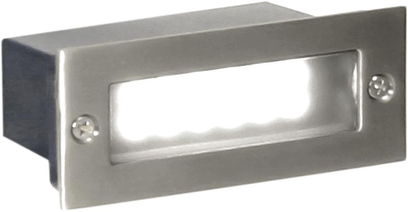 Bright Star Lighting - LED Footlight with Stainless Steel Cover