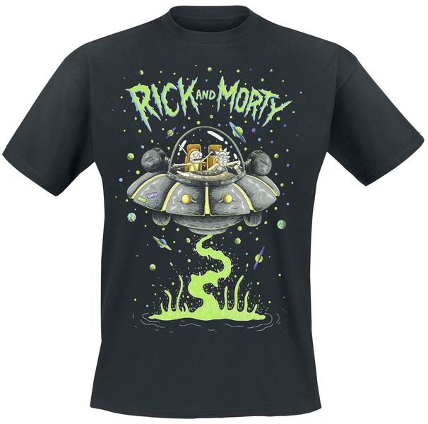 Rock Ts Rick And Morty Spaceship T-Shirt