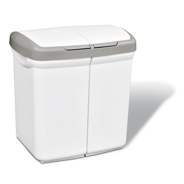 Meliconi - White Ecobin - 2 x 25 Litre
