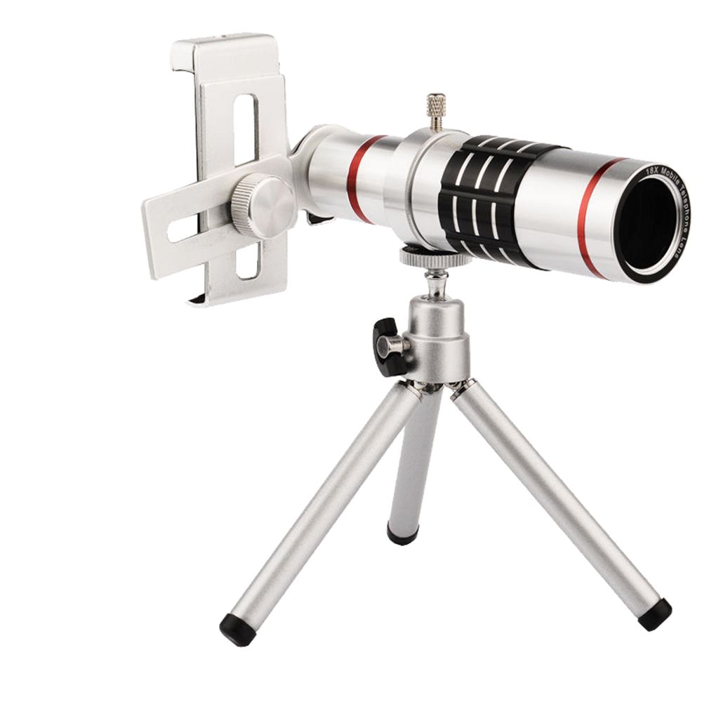 Cell Phone Camera Lens 18X Telephoto Lens with Tripod Clip