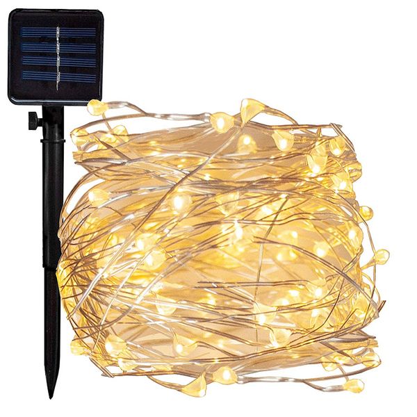 Solar Powered Micro LED String Lights 50 LEDs