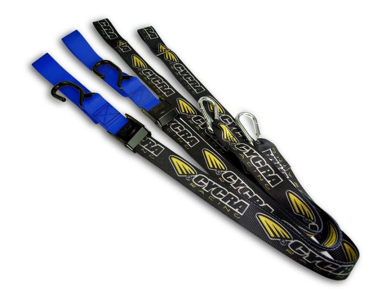 Cycra Soft Strap Extra Wide Blue Tie Downs image