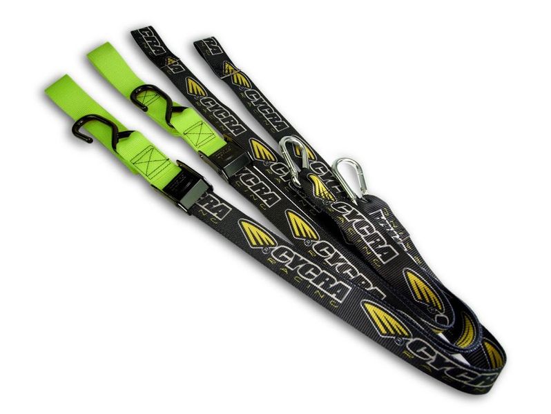 Cycra Soft Strap Extra Wide Green Tie Downs image