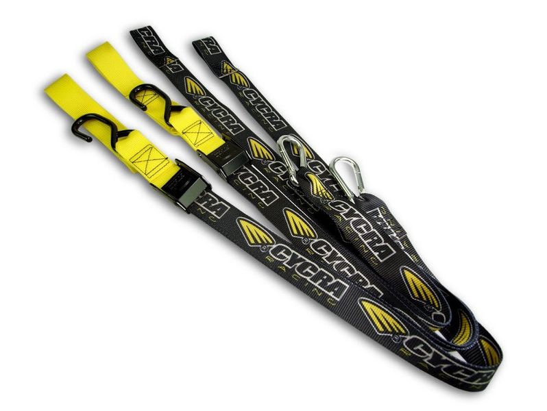 Cycra Soft Strap Extra Wide Yellow Tie Downs