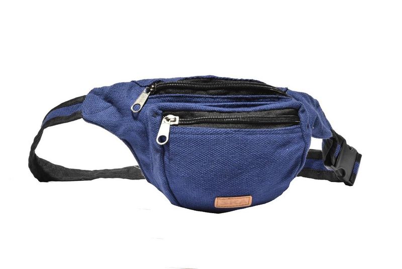 SKA Blue 3 Zip Moonbag